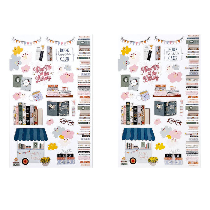 Fiction & Florals Deluxe Sticker Book