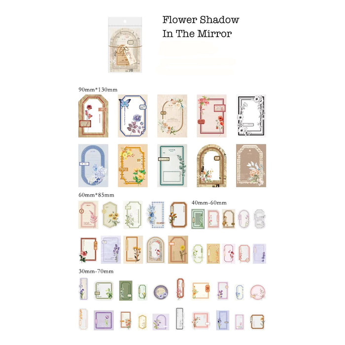 Flower Shadow Collage Paper Pack