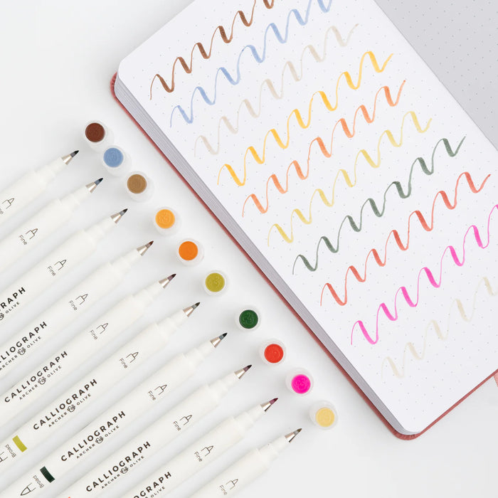 Forest Findings Calliograph Dual-Tipped Brush Pens