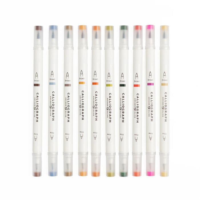 Forest Findings Calliograph Dual-Tipped Brush Pens