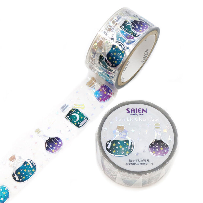 Twinkle Clear Tape - Starry Sky Bottle