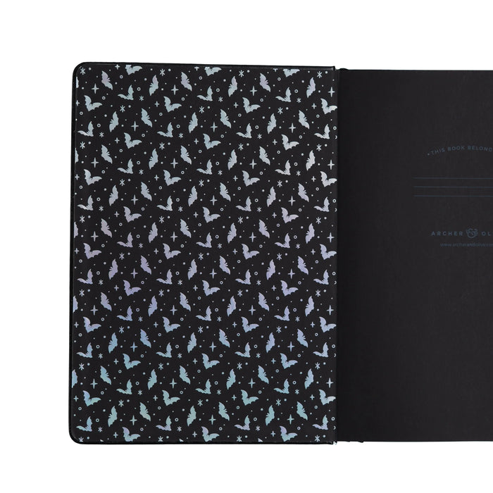 Cute Bat Dot Grid Notebook