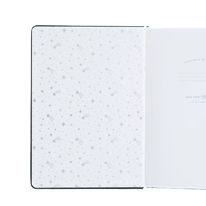 Lunar Veil Dot Grid Notebook