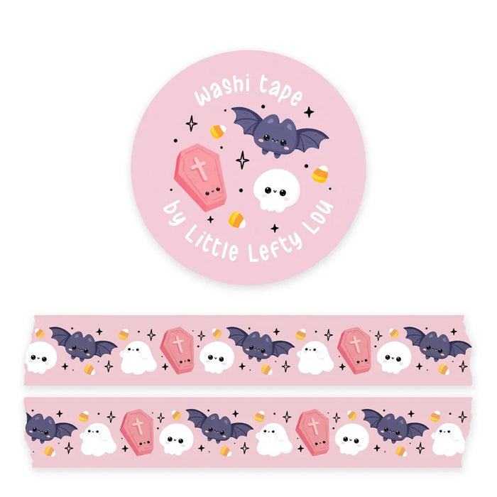 Little Lefty Lou Cute Halloween (Pink) Washi Tape