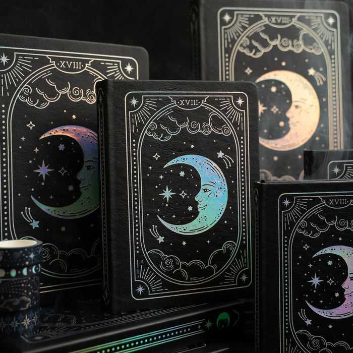 Lunar Veil Dot Grid Notebook