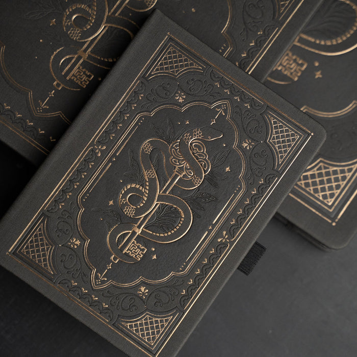 Coiled Key Dot Grid Notebook