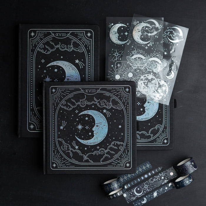 Lunar Veil Dot Grid Notebook