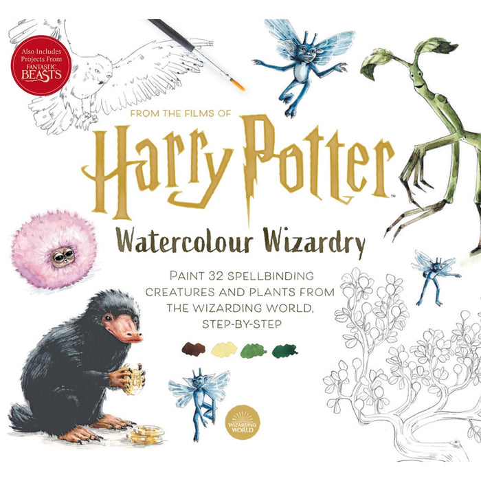 Harry Potter Watercolour Wizardry - 32 Step-By-Step Spellbinding Projects