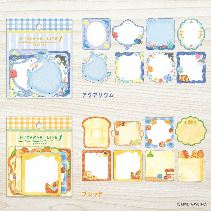 Mind Wave 'Hidamari Life' Series Flake Stickers - Aquarium