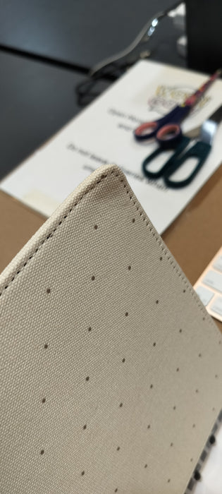 [IMPERFECT] The Happy Planner 2027 'Haven & Heart' Embroidered CLASSIC 12-Month Planner - Dashboard Layout