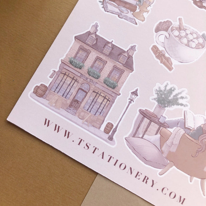 In The Bookshop Sticker Sheet