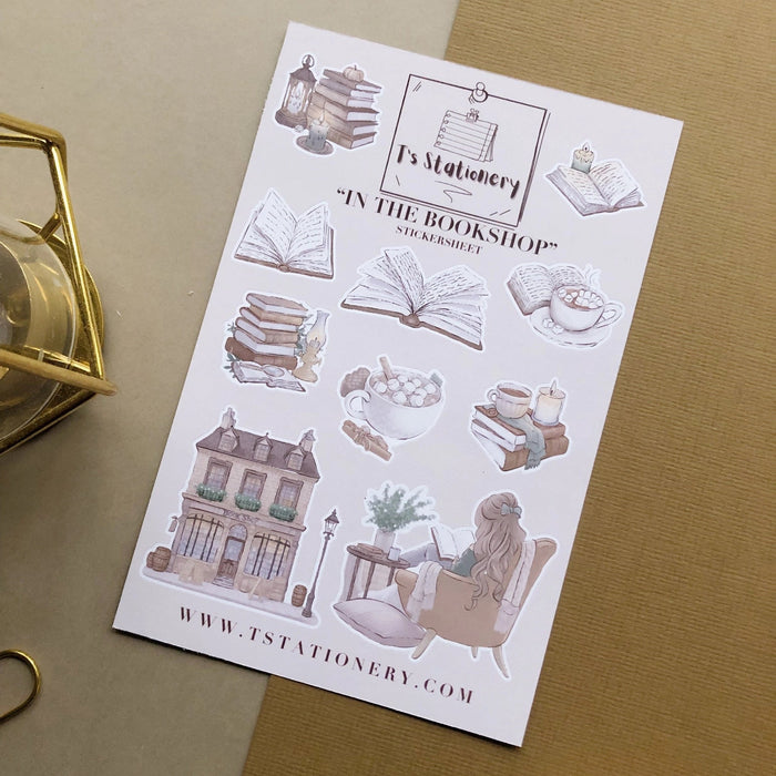 In The Bookshop Sticker Sheet