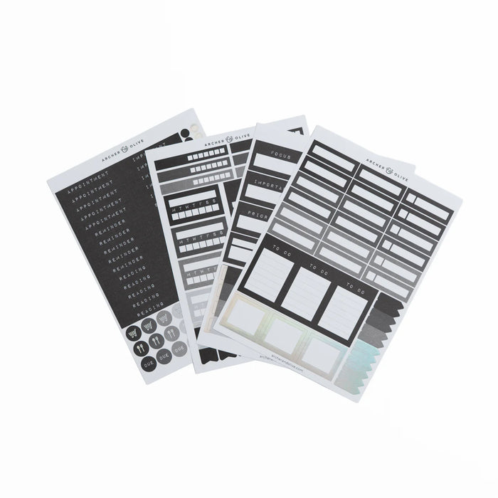 Ink & Type Planner Sticker Set