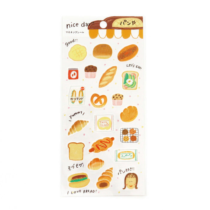 SAIEN x Tomatomayu Nice Day Stickers - Bakery