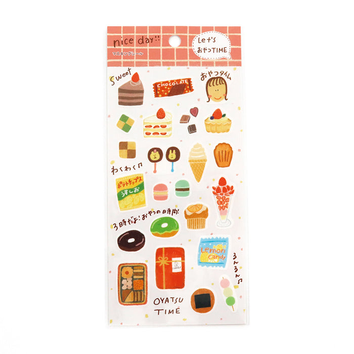 SAIEN x Tomatomayu Nice Day Stickers - Snack Time