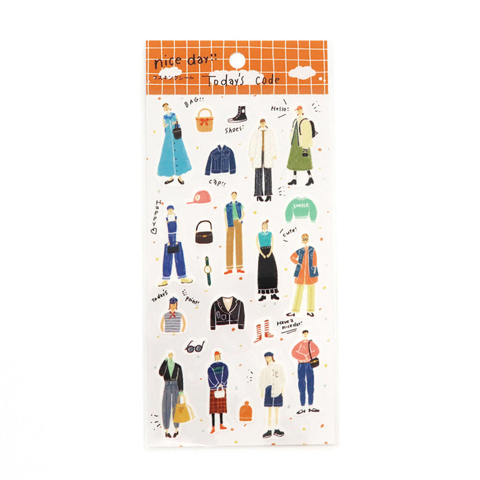 SAIEN x Tomatomayu Nice Day Stickers - Dress Code
