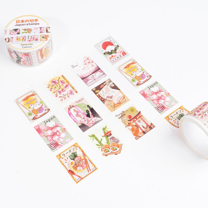 Washi Tape - Japan Series - Japan Stamps