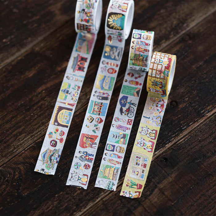 Ai Okino Foil-Stamped Washi Tape - Tokyo