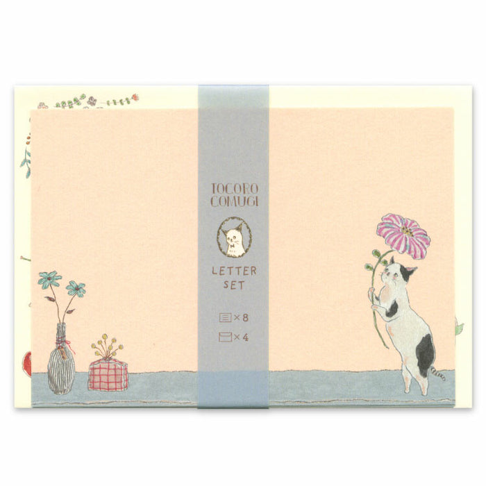 Tocoro Comugi Letter Writing Set - Flower
