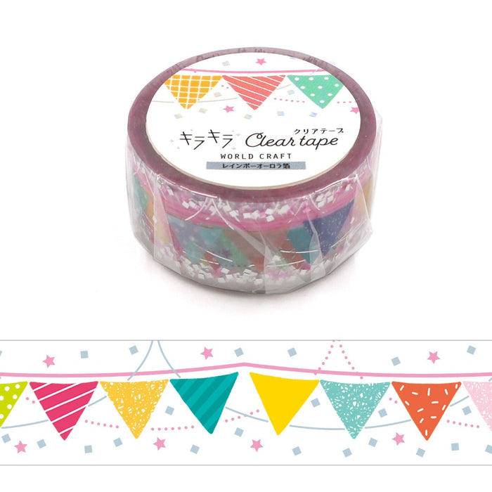 World Craft Clear Tape - Flag