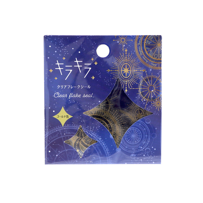 Clear Flake Stickers - Astrology