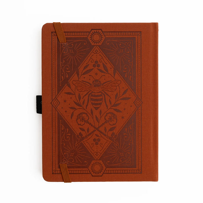 Keeper of Bees in Rust A5 Kraft Paper Dot Grid Notebook