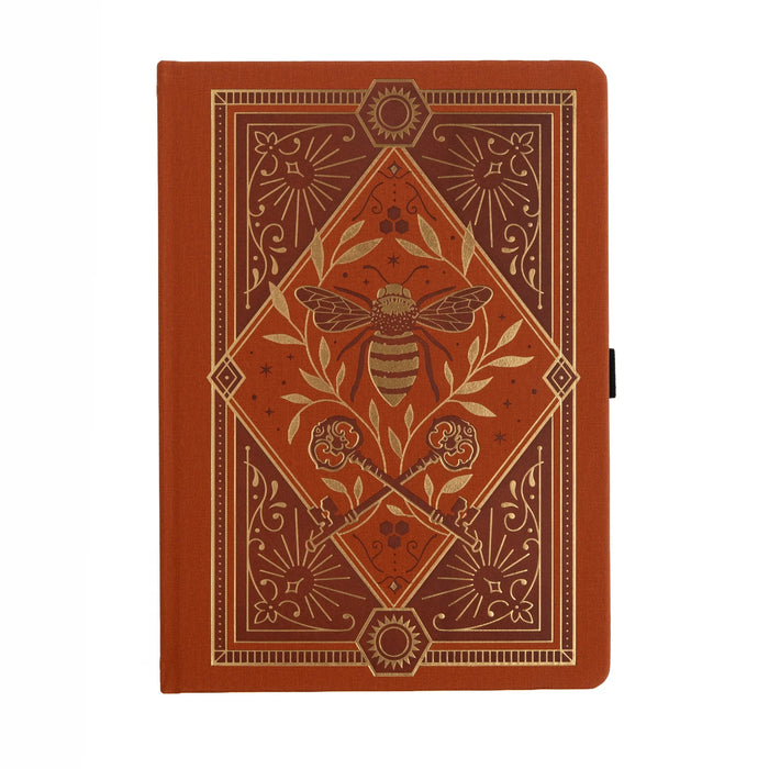 Keeper of Bees in Rust A5 Kraft Paper Dot Grid Notebook