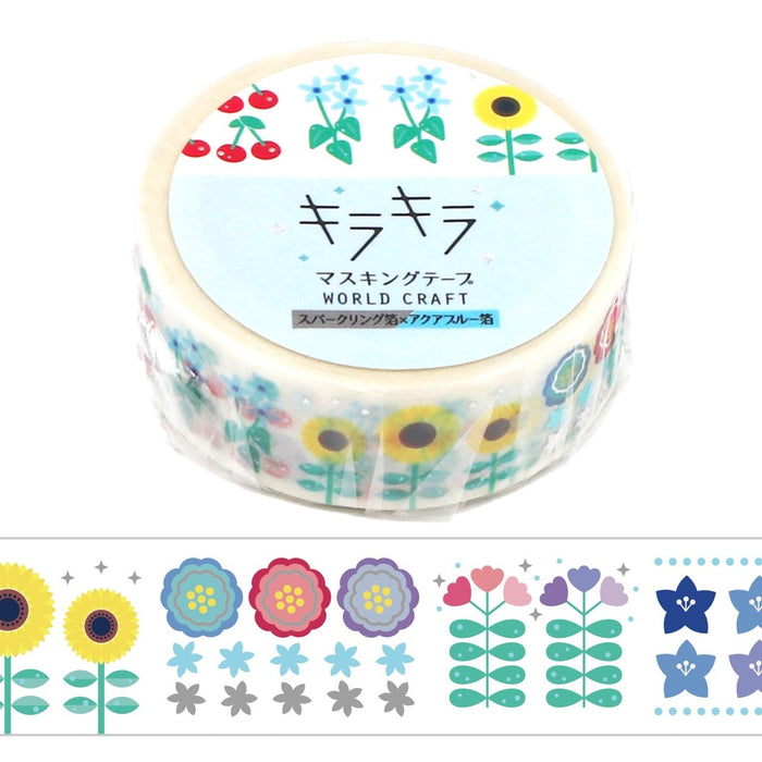 World Craft Japan Foil Washi Tape - Summer