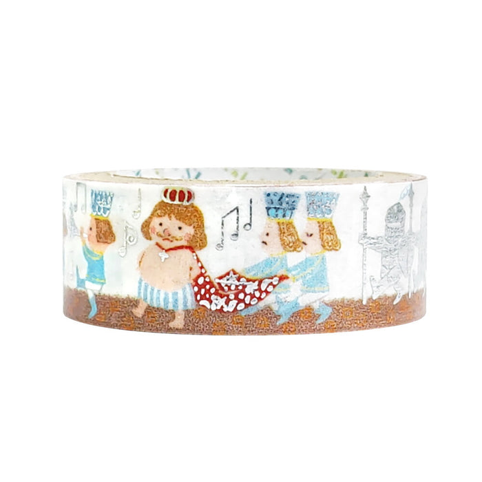 Andersen's Fairy Tales Foil Washi Tape - The Emperor's New Clothes
