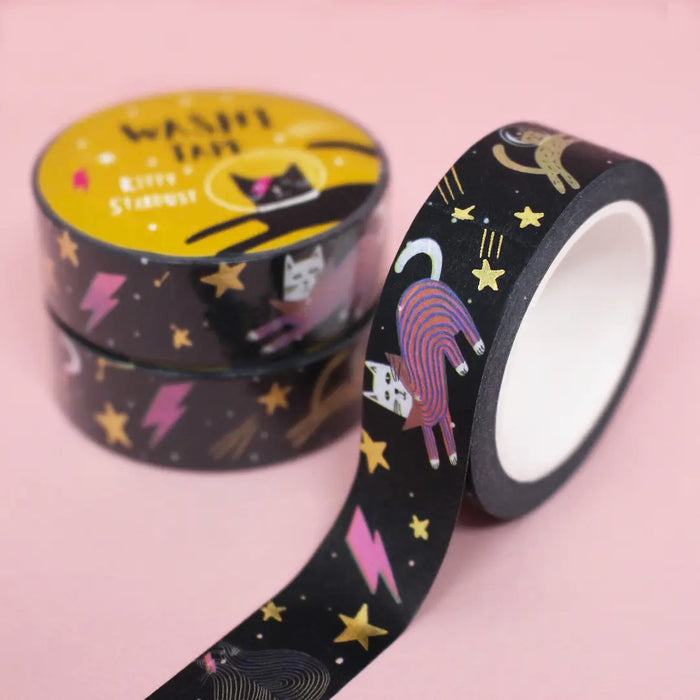 Cat Artist Series Washi Tape - Kitty Stardust