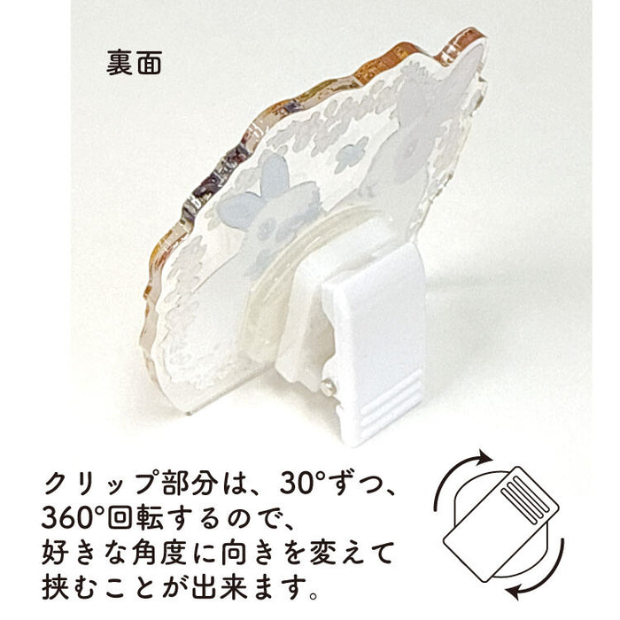 Schinako Moriyama Acrylic Clip - Mimosa