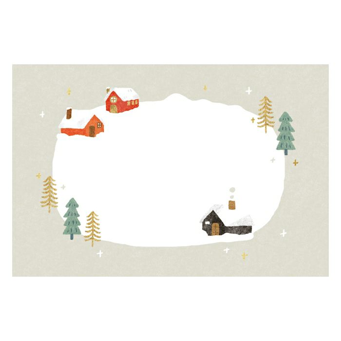 Letter Writing Set - Snowy House