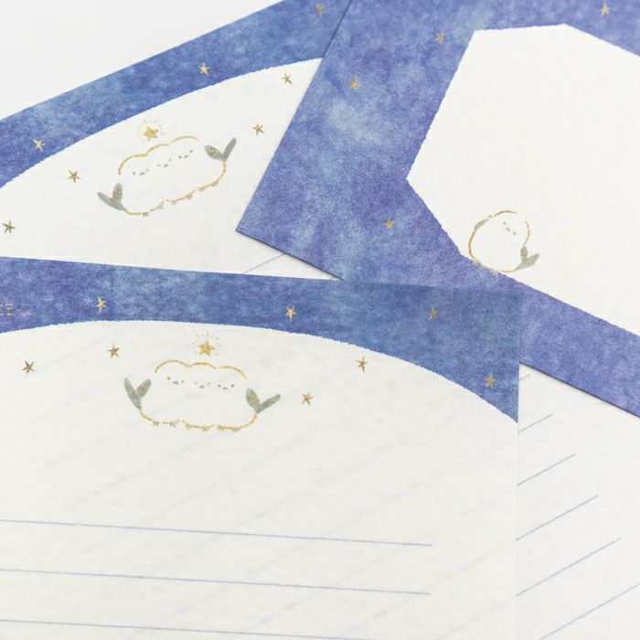 Letter Writing Set - Star & Bird