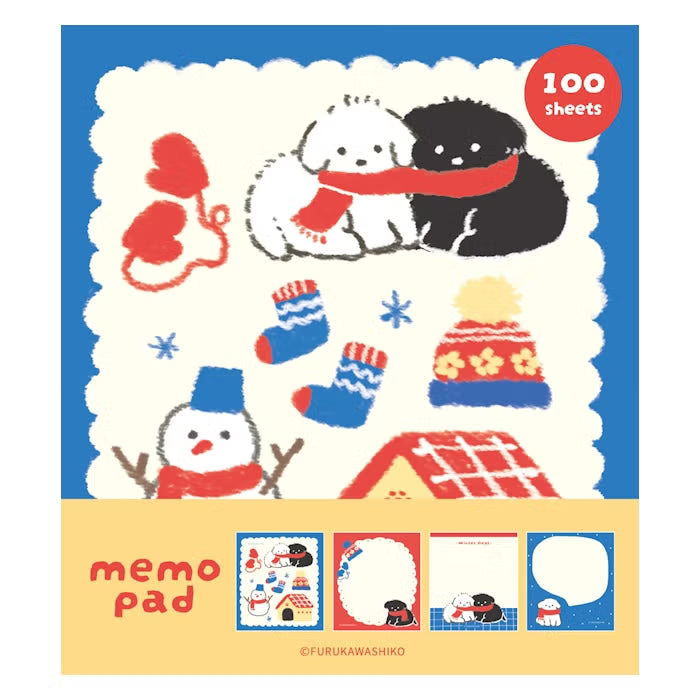 Memo Pad - Snow Dogs