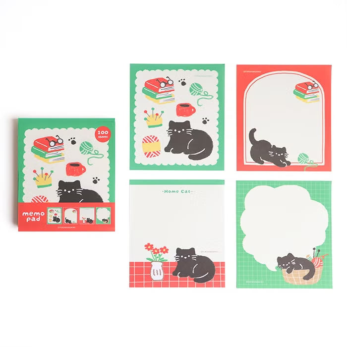 Memo Pad - Home Cat