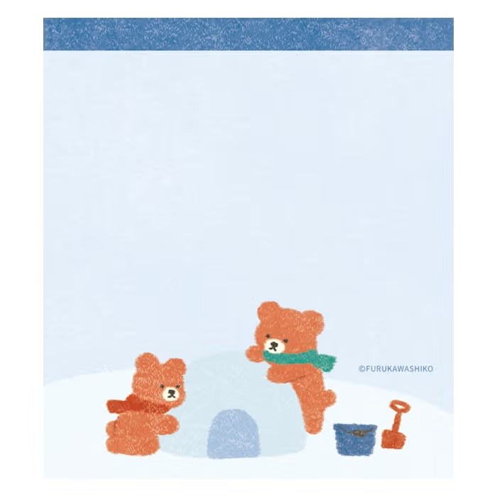 Memo Pad - Snow Bear