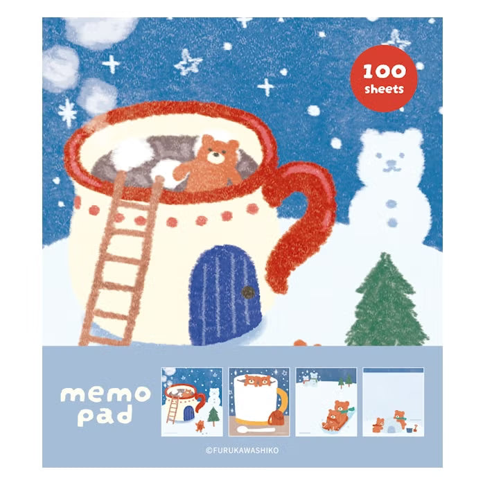 Memo Pad - Snow Bear