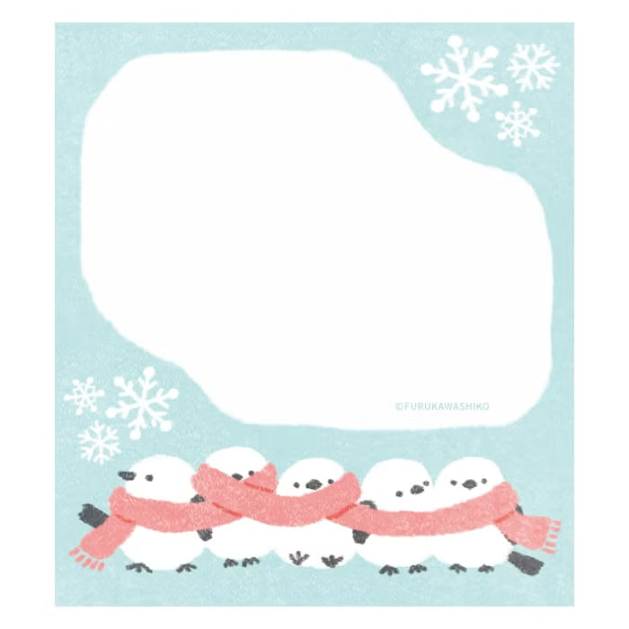Memo Pad - Snow Bird