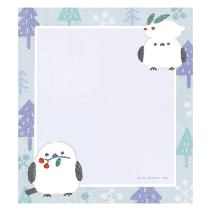 Memo Pad - Snow Bird