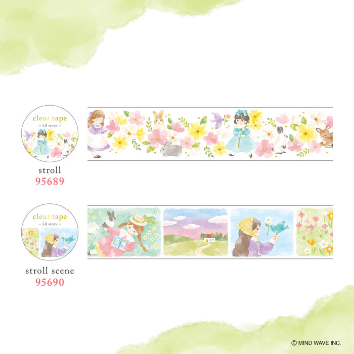 Mind Wave 'Lil Story' Foil-Stamped Clear Tape - Stroll