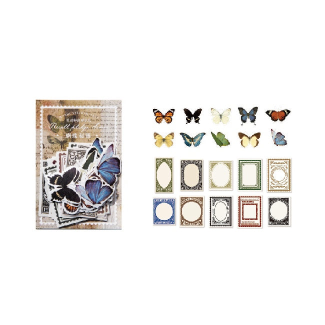 Washi Paper Journaling Sticker Pack - Butterfly