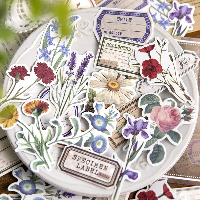 Washi Paper Journaling Sticker Pack - Floral