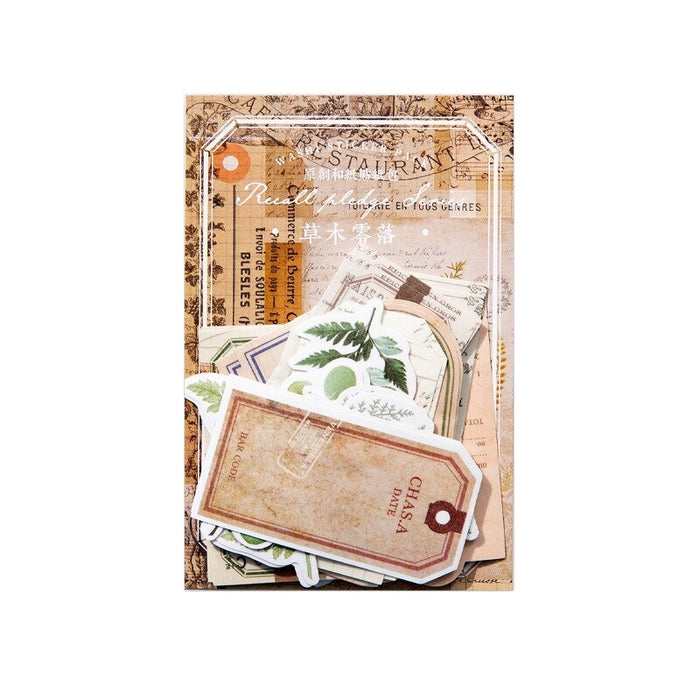 Washi Paper Journaling Sticker Pack - Botanical
