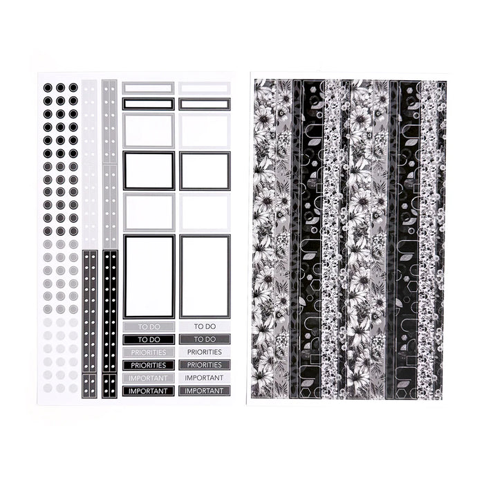 Moonlit Blooms Sticker Journaling Kit