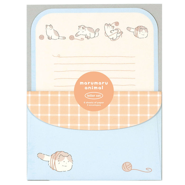 Marumaru Animal Letter Set - Cat