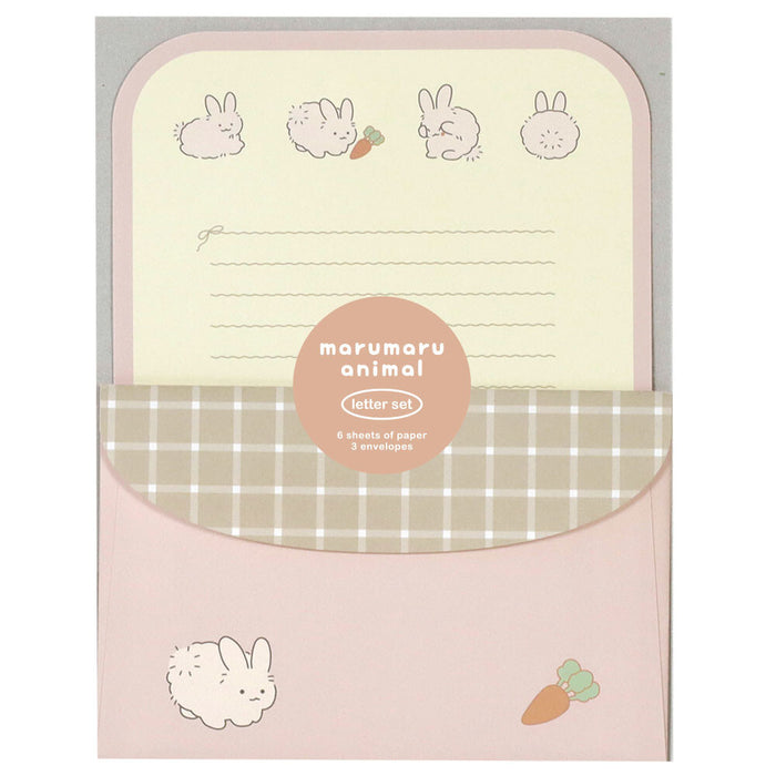 Marumaru Animal Letter Set - Rabbit