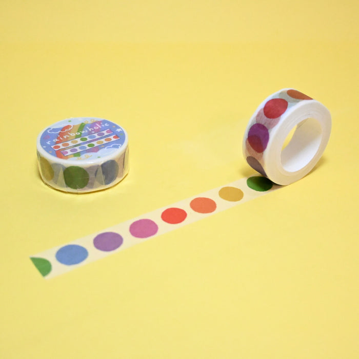 rainbowholic Washi Tape - Rainbow Dots
