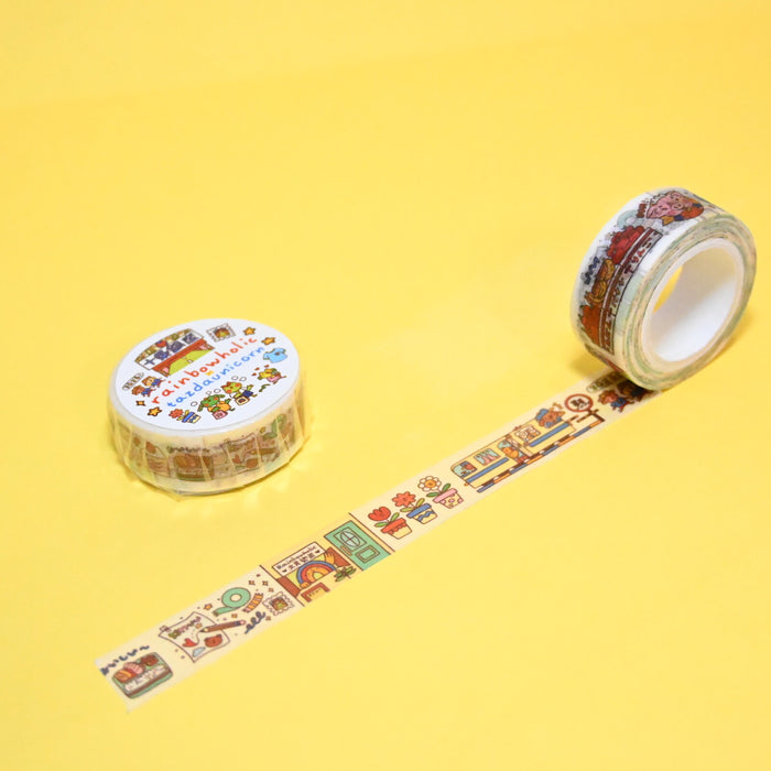 rainbowholic x Tazdaunicorn Washi Tape - Jujo Ginza