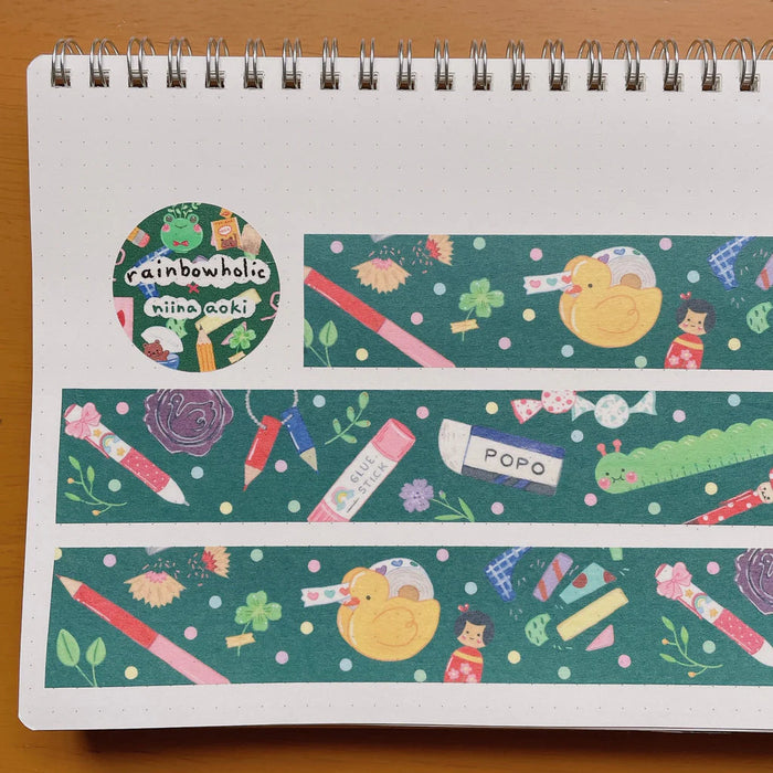 rainbowholic x Niina Aoki Washi Tape - Stationery Collection