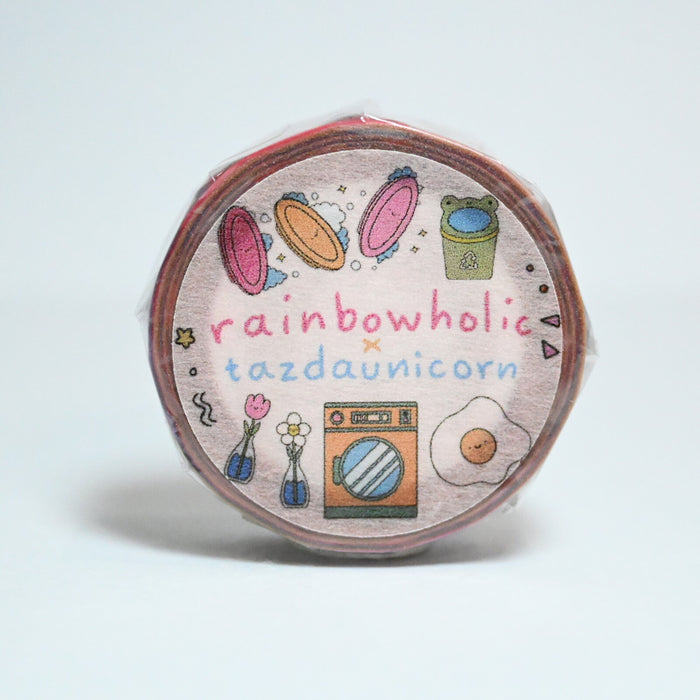 rainbowholic x Tazdaunicorn Washi Tape - House Work